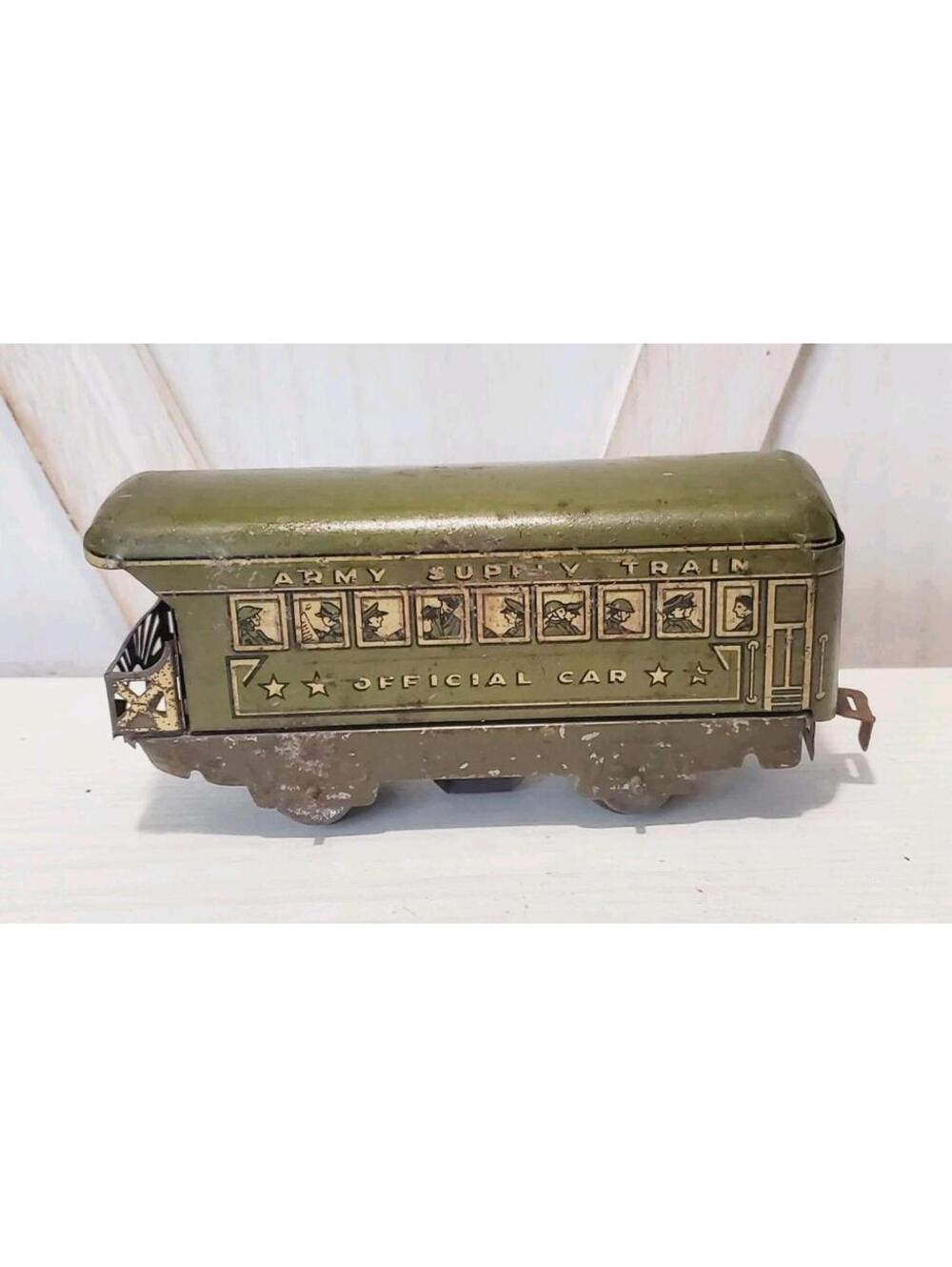 Marx O Gauge Army Supply Train 500 Official Car Vintage